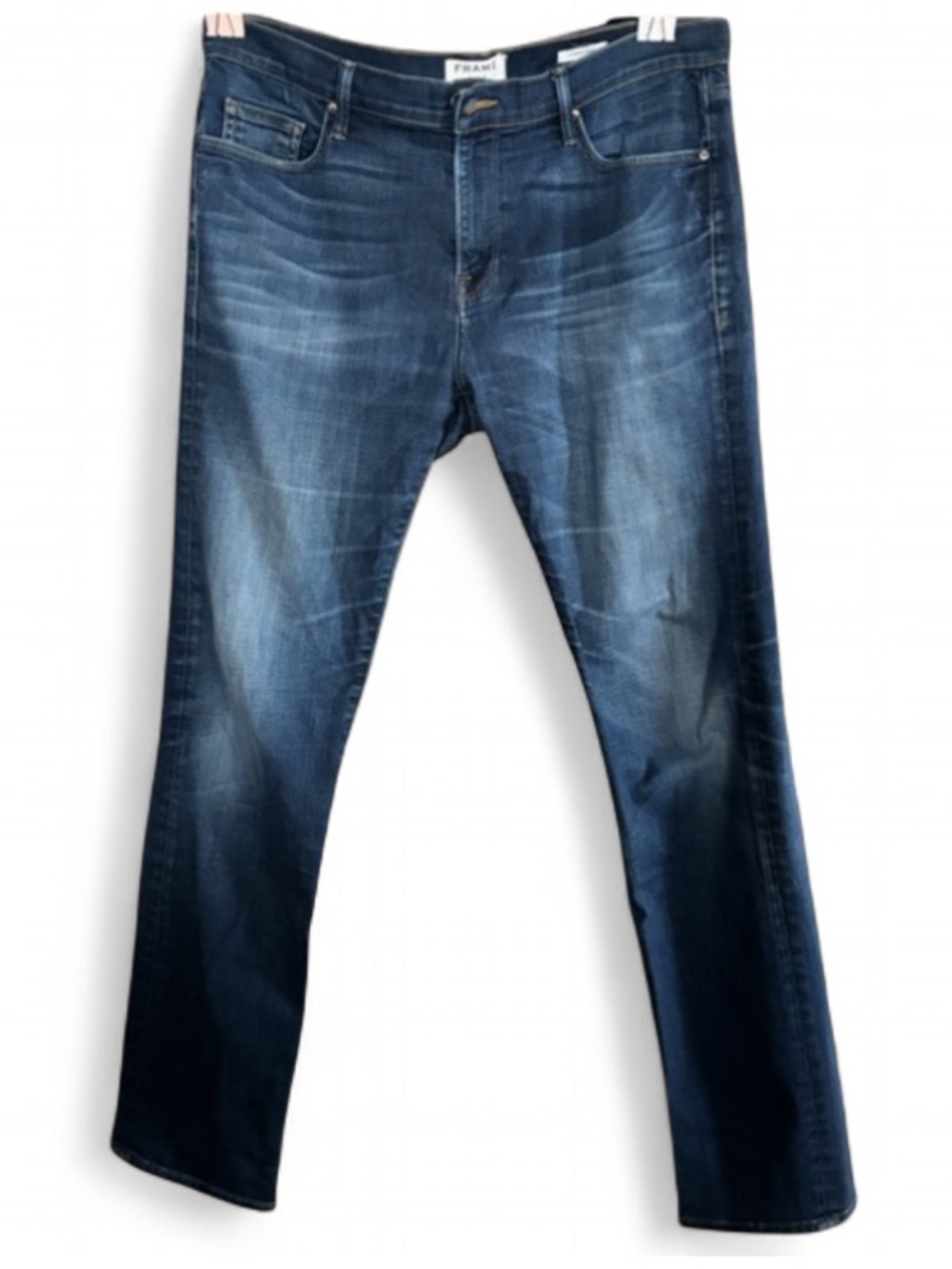 FRAME L’Homme Skinny Jeans | Size 36 | Medium Wash Designer Denim